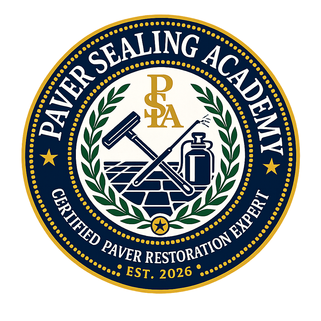 Paver Sealing Academy Certified Paver Restoration Expert badge
